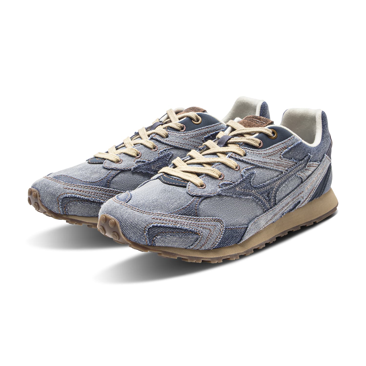 Кроссовки Mizuno LG 60S Low Топ Повседневная обувь Унисекс Джинсовый синий - изображение 3
