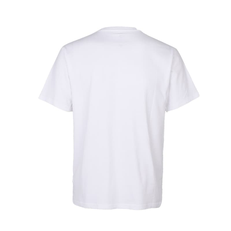Футболка Converse T-shirt with letter print, round neck, comfortable, mens, white - изображение 2
