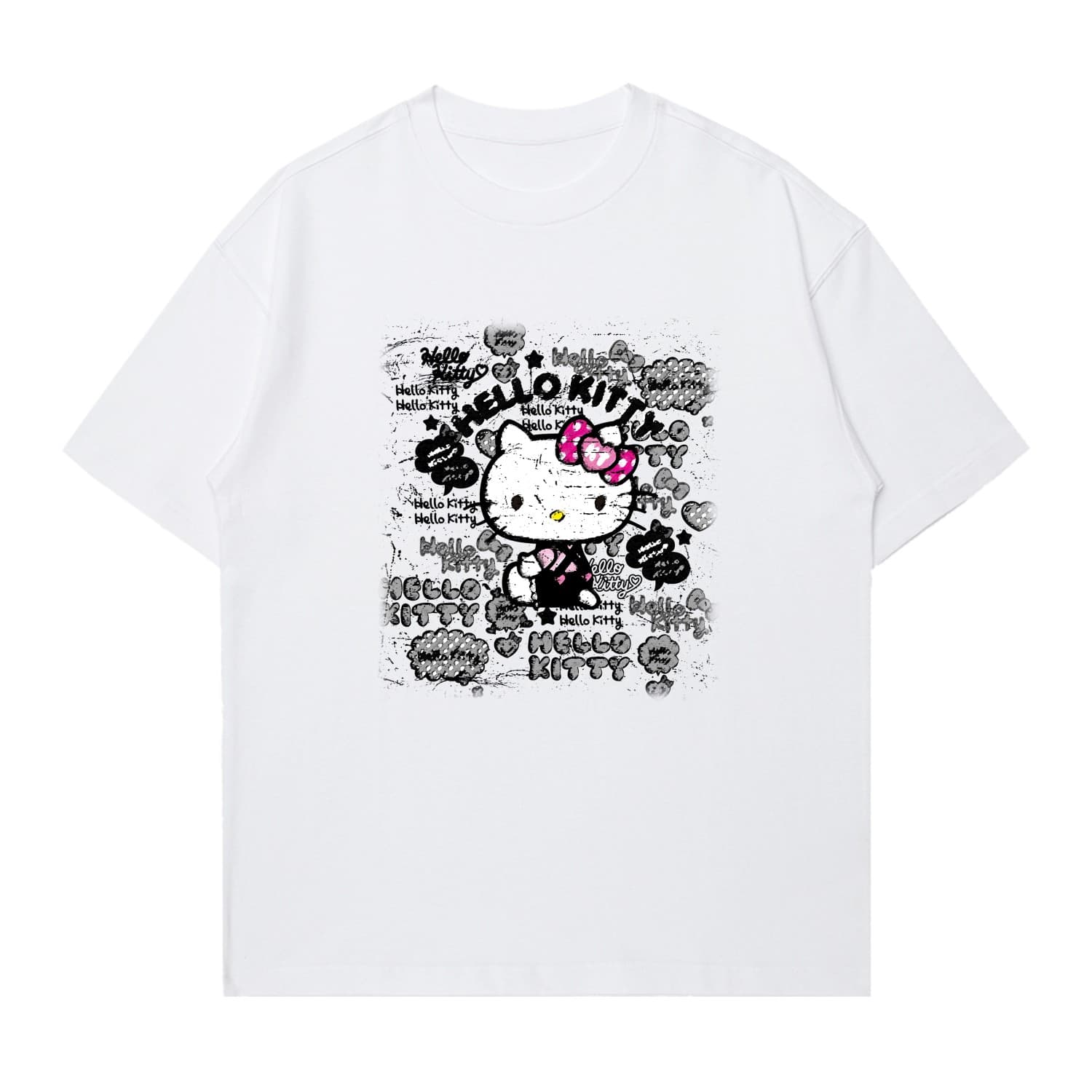 Футболка Sanrio x Hello Kitty Рубашка унисекс Hello Kitty T - изображение 1