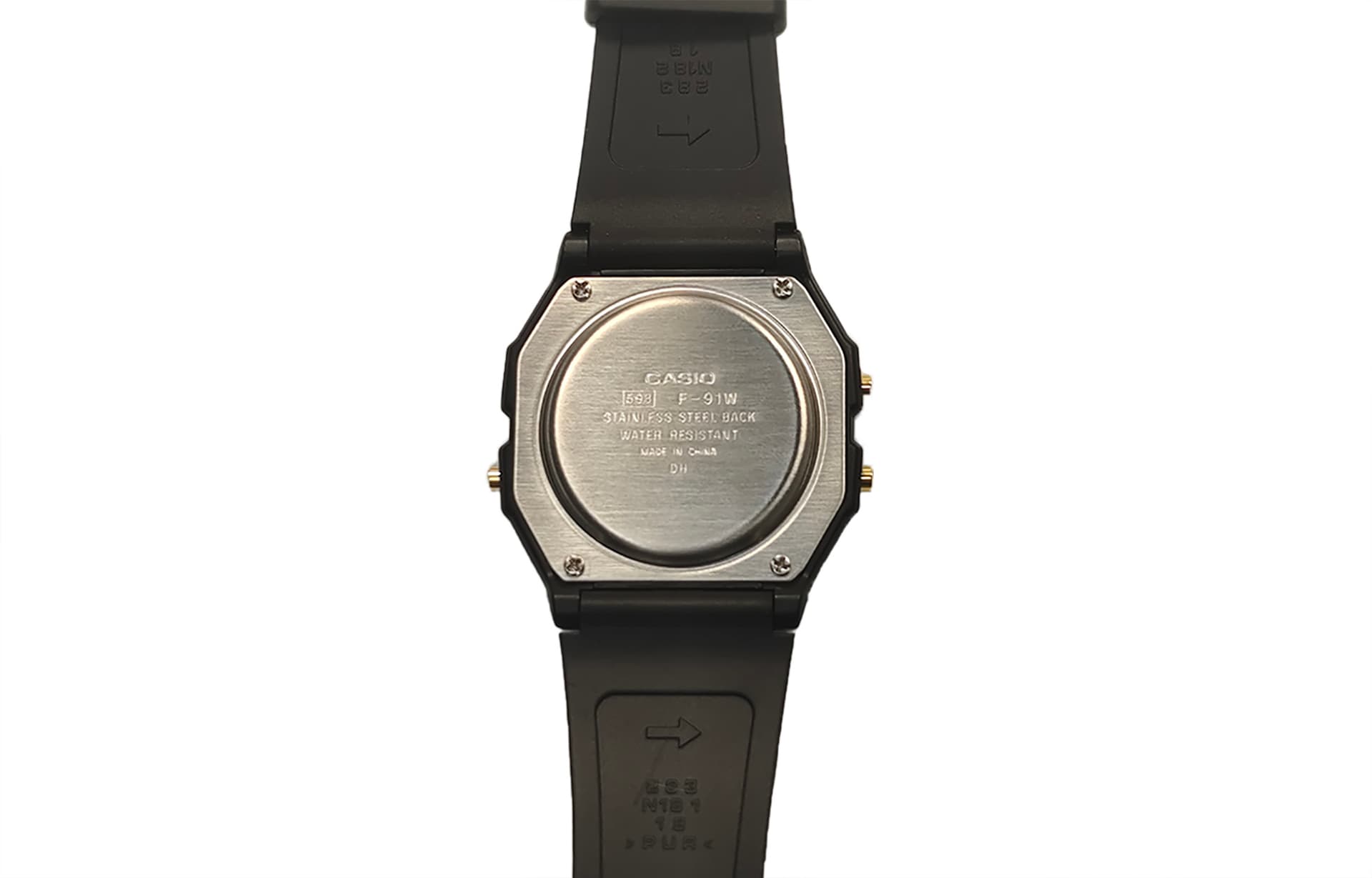 Часы Casio Vintage F-91WG-9 Lemon Black - изображение 6