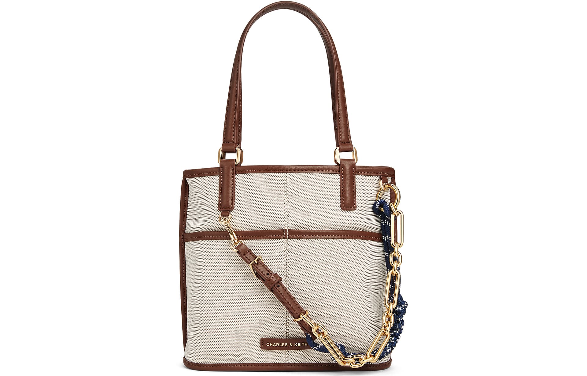 Сумка CHARLESKEITH ck Taupe Canvas - изображение 1