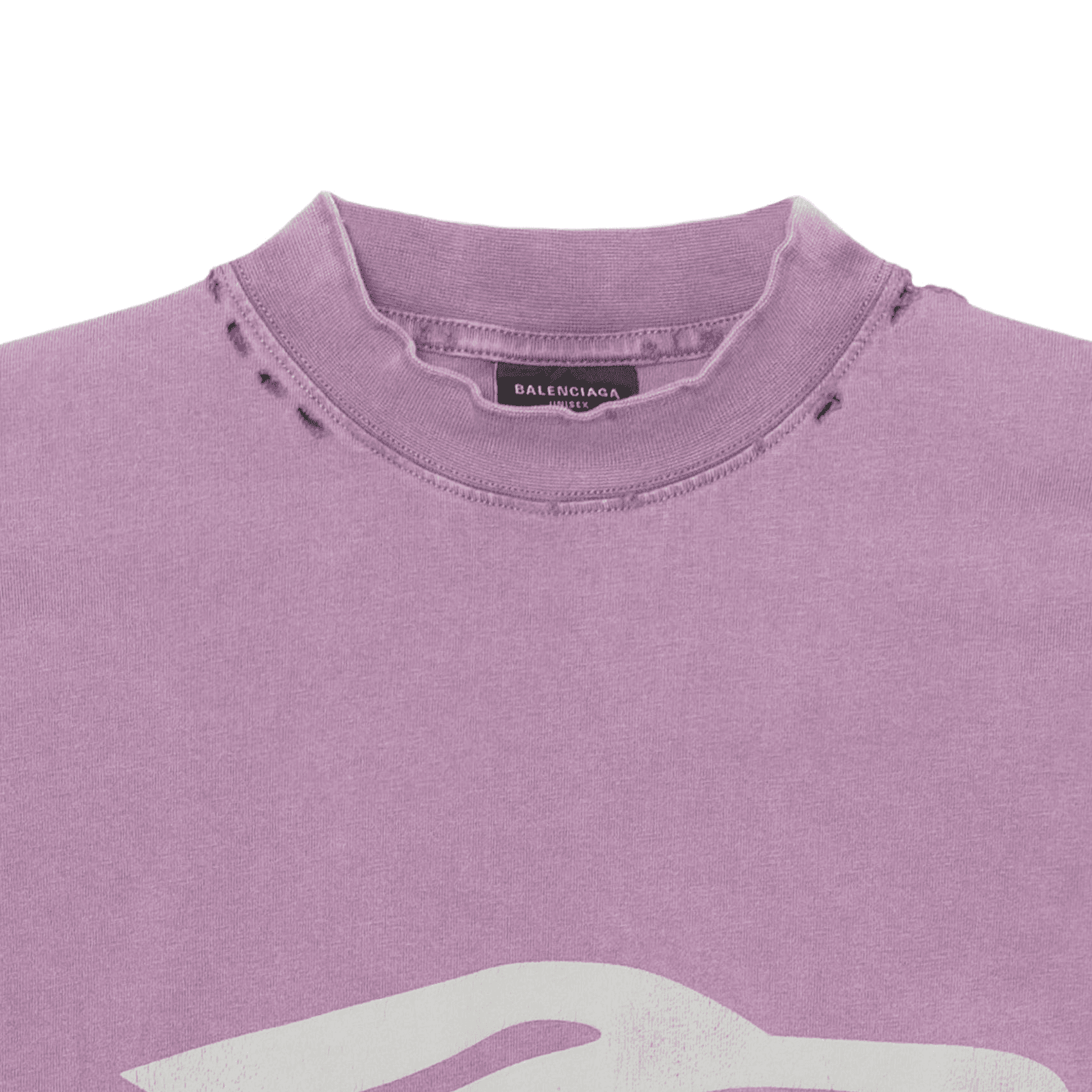 Футболка Balenciaga SS25 Logo T-Shirt Purple - изображение 6