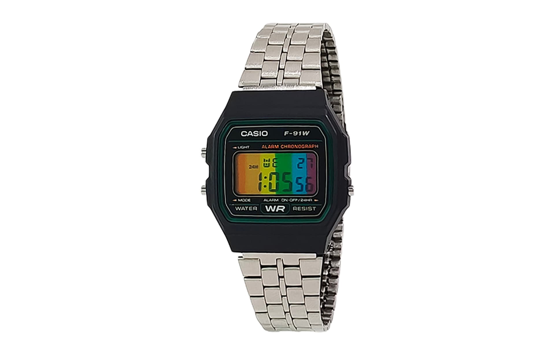 Часы CASIO F-91W-3-Neon Jungle - изображение 1