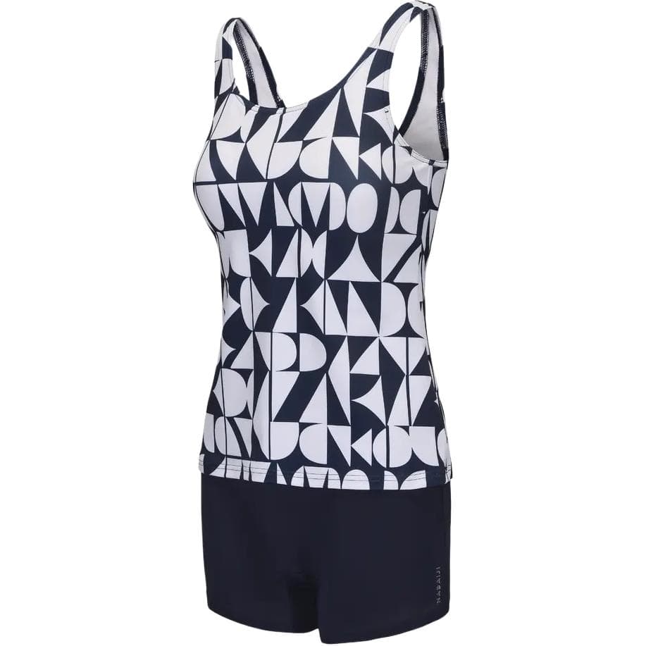 DECATHLON NABAIJI Heva Tankini Темно-синий Синий TRIA Ван-Пис SWIMSUIT Женский Черный Белый - изображение 3