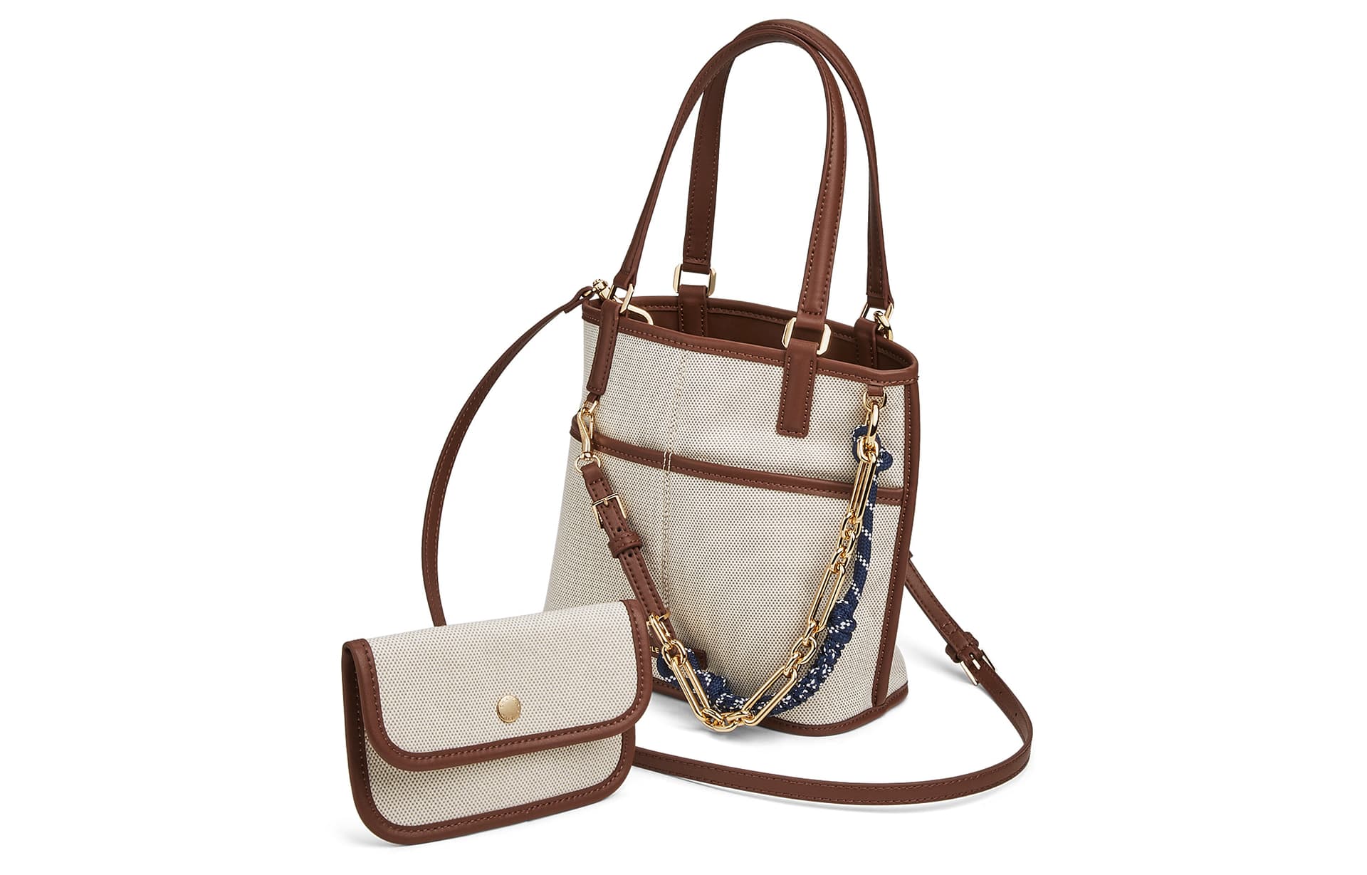 Сумка CHARLESKEITH ck Taupe Canvas - изображение 3