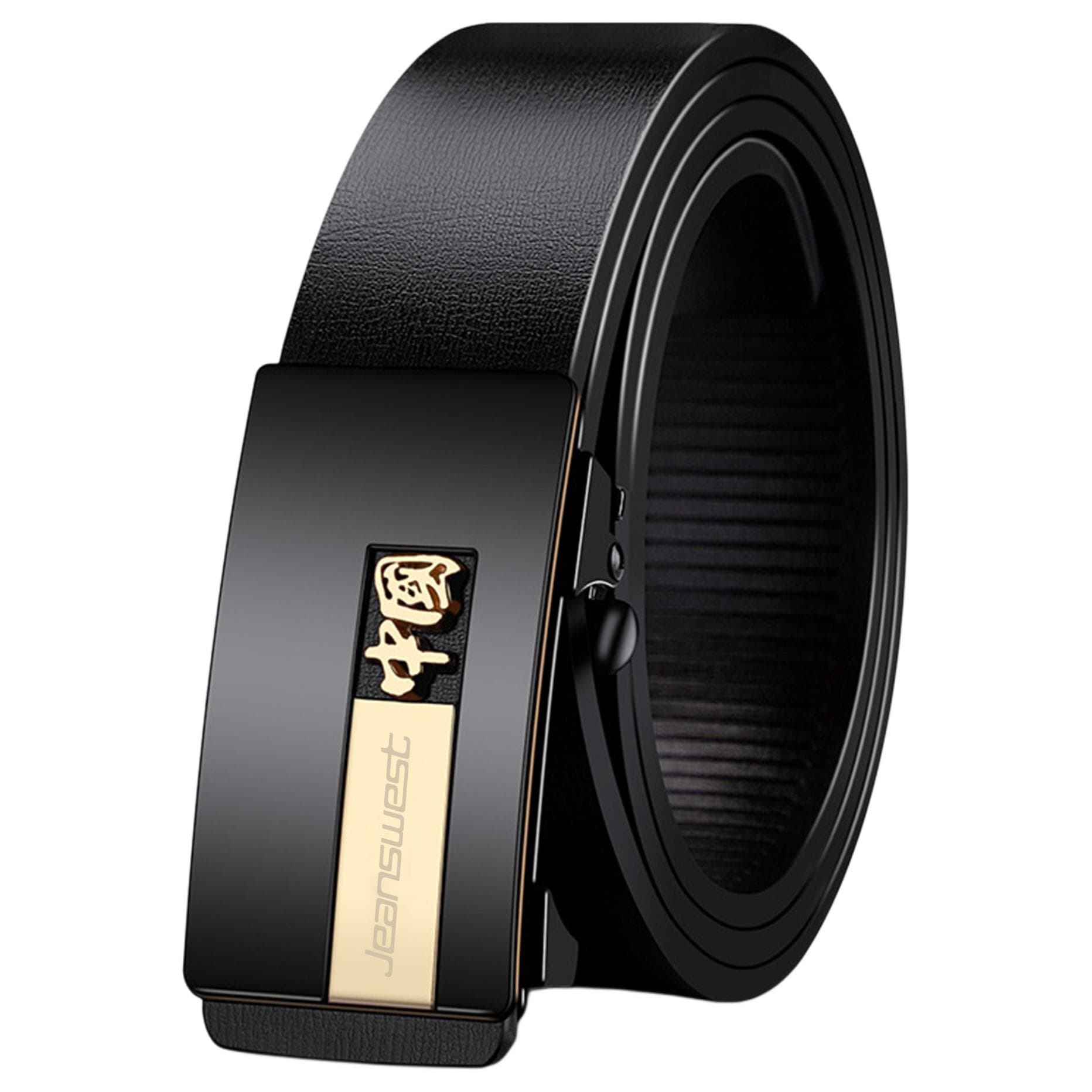 Ремень JEANSWEST Ремни из спилок коровьей кожи Мужские 3,4CM - изображение 1