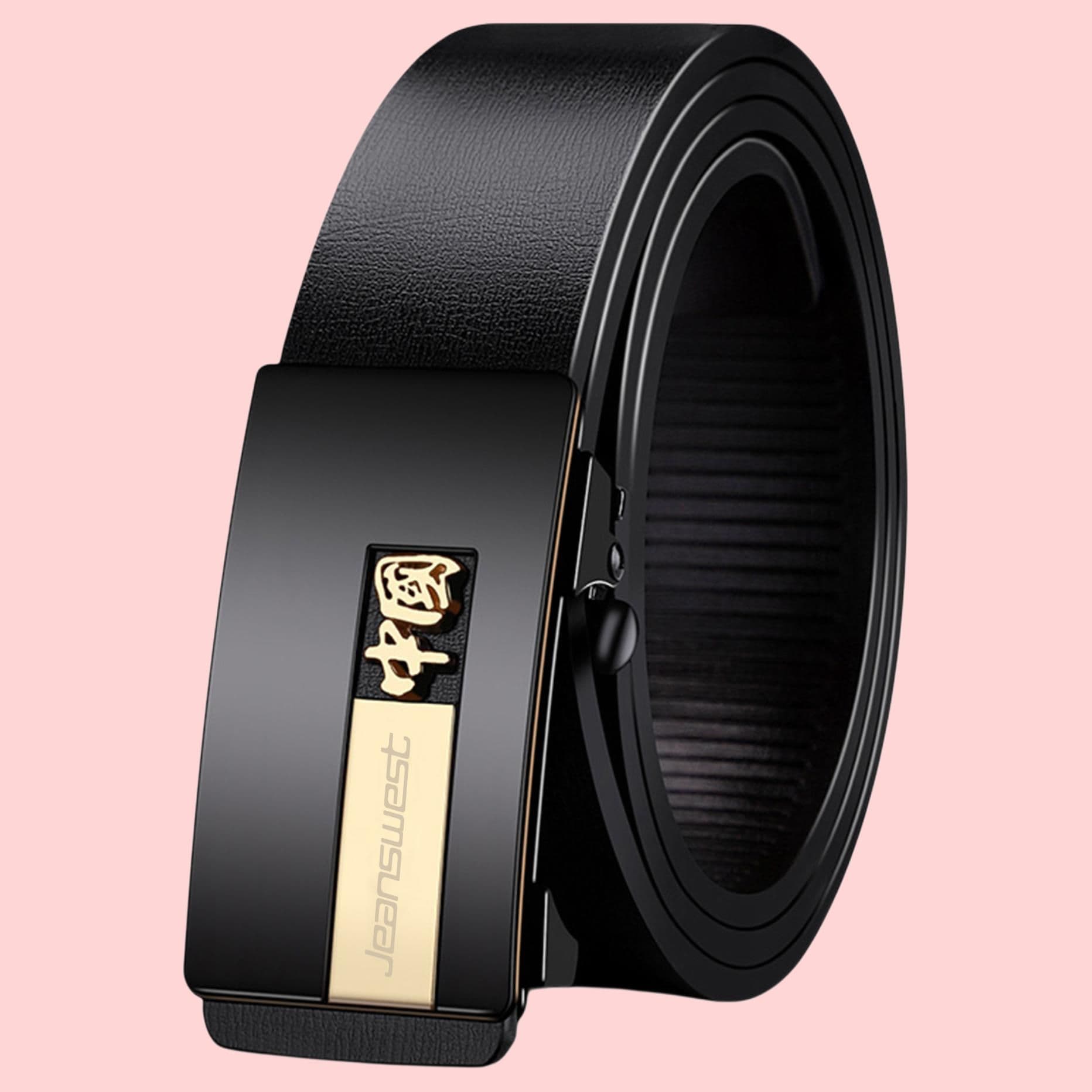 Ремень JEANSWEST Ремни из спилок коровьей кожи Мужские 3,4CM - изображение 2
