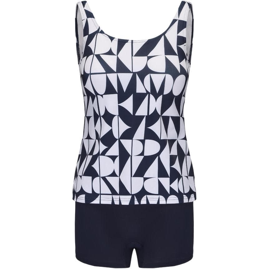 DECATHLON NABAIJI Heva Tankini Темно-синий Синий TRIA Ван-Пис SWIMSUIT Женский Черный Белый - изображение 1