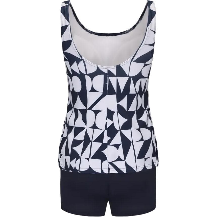DECATHLON NABAIJI Heva Tankini Темно-синий Синий TRIA Ван-Пис SWIMSUIT Женский Черный Белый - изображение 2