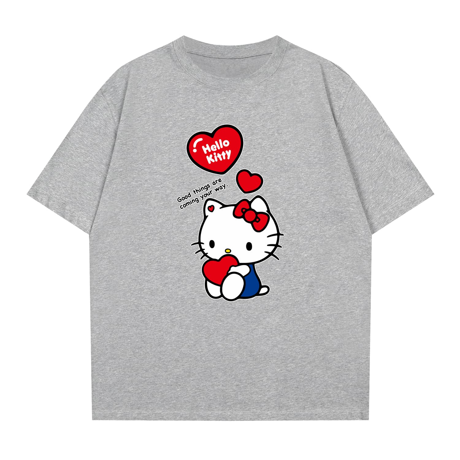Футболка Sanrio x Hello Kitty Хелло Китти Летняя футболка унисекс 2025 - изображение 1