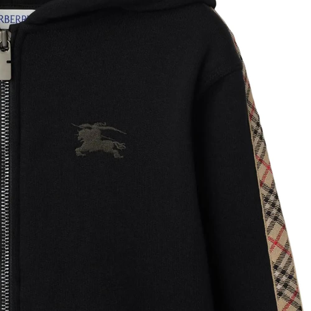 Burberry Толстовка SS25 черная детская - изображение 5