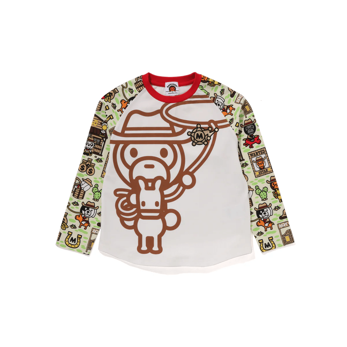 Футболка A BATHING APE T-рубашка Мирро (фиолетовая) Западная детская - изображение 1