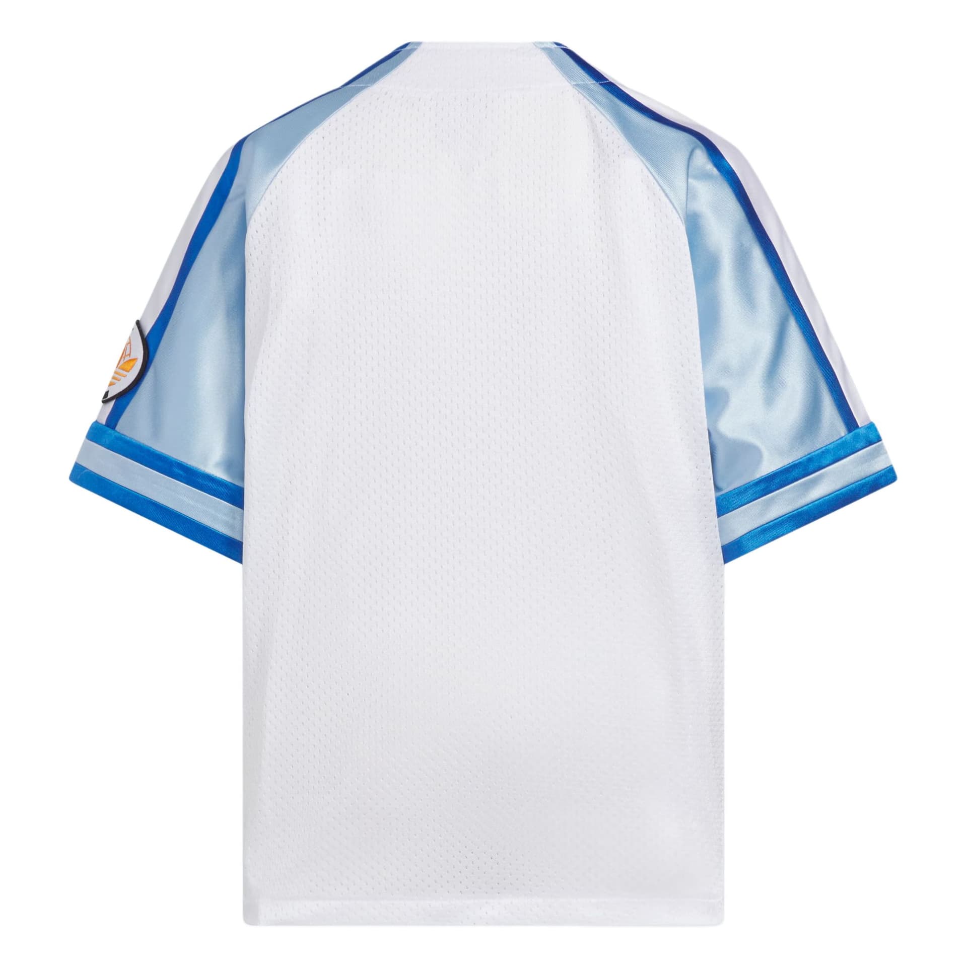 Adidas Originals Рубашка Three Stripes SS25 Рубашка Белый Розовый Синий Синий Детская - изображение 2