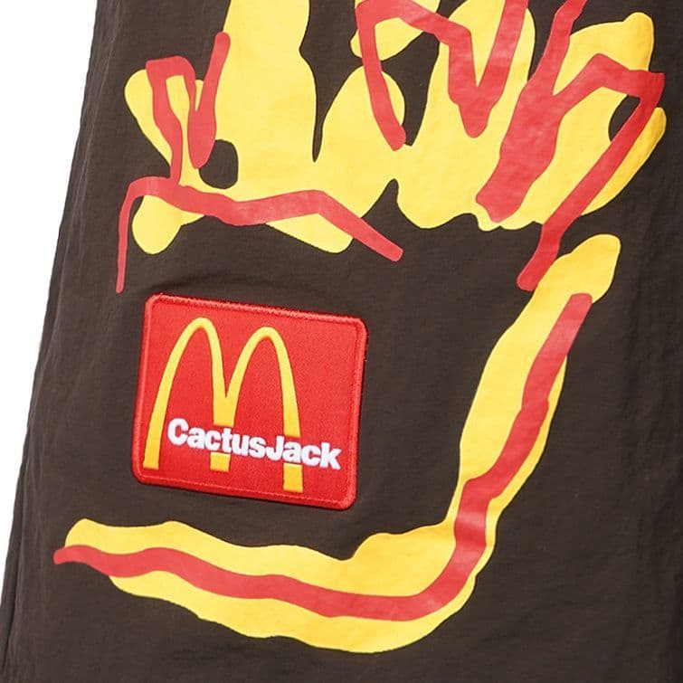 Шорты Travis Scott x McDonald's Cactus Jack Shorts Brown - изображение 4
