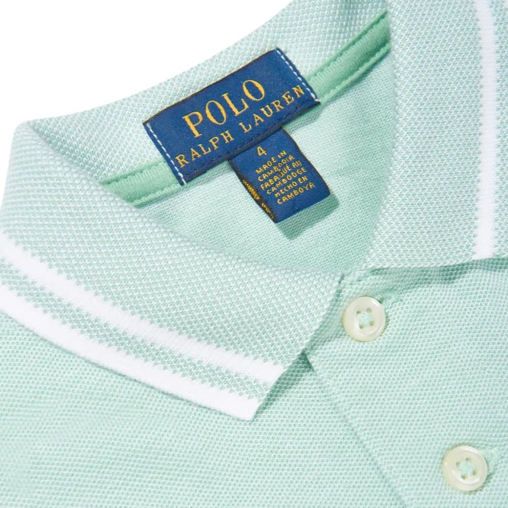Polo Ralph Lauren Поло Стандартный размер Мятно-зеленый Детский - изображение 3