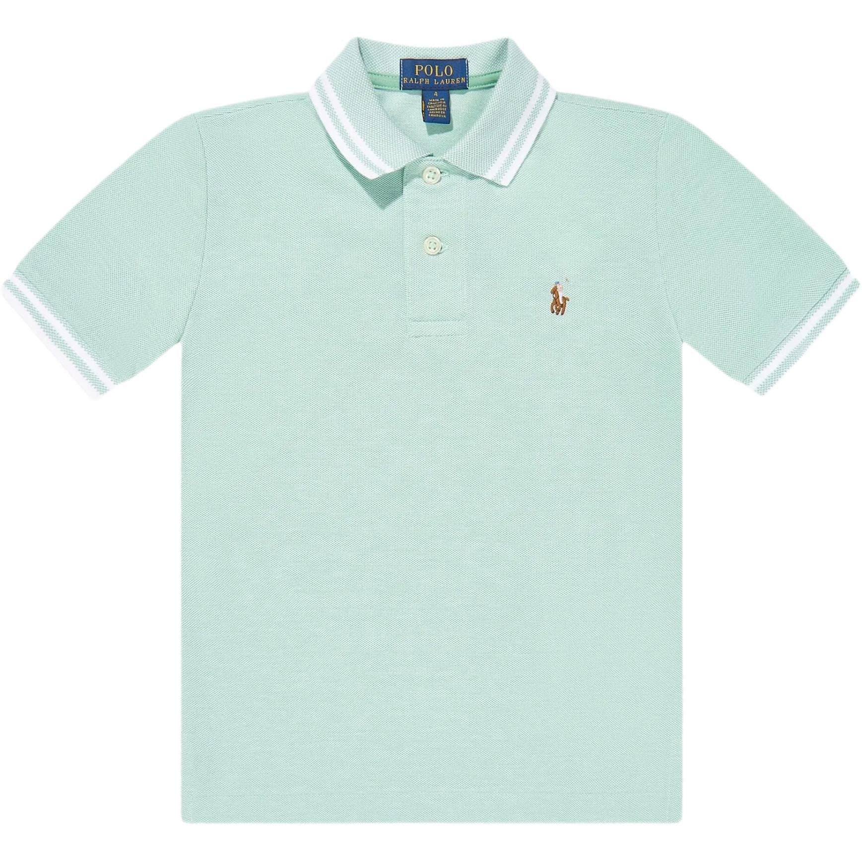 Polo Ralph Lauren Поло Стандартный размер Мятно-зеленый Детский - изображение 1