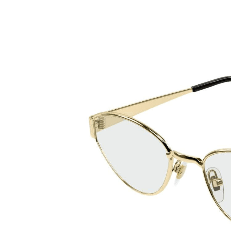 Оправа GUCCI Оправы для очков Oval Женские Золото - изображение 3
