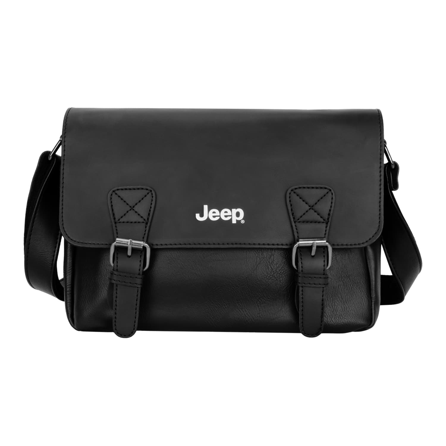 Сумка через плечо Jeep ПУ (полиуретан) Сумка через плечо Сумка Унисекс Черный Кофейный Темно-желтый - изображение 1