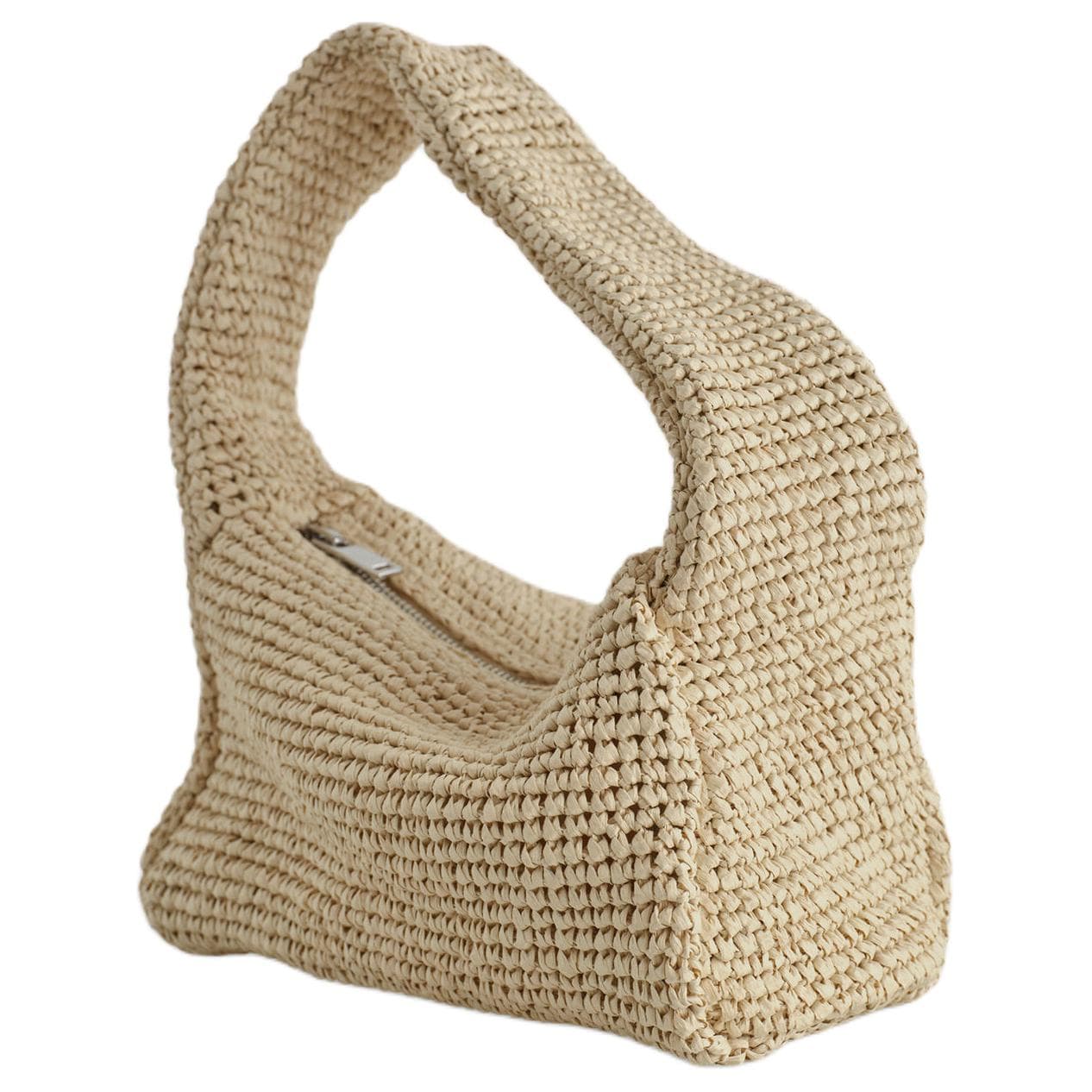 Сумка COS Mini Woven Tote Beige - изображение 2