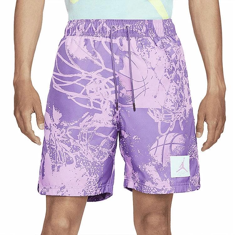 Тренировочные штаны Jordan Flight Shorts Purple - изображение 5