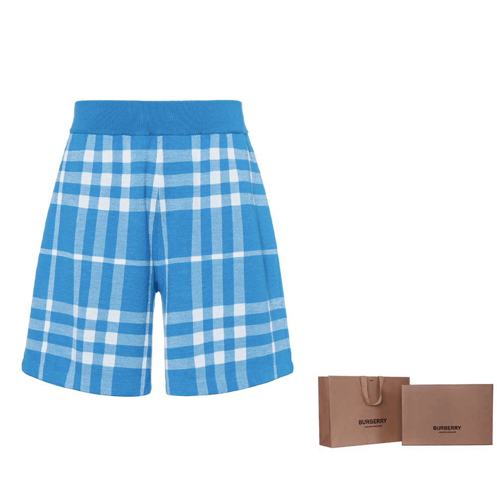 Шорты Burberry SS23 Blue Shorts - изображение 12