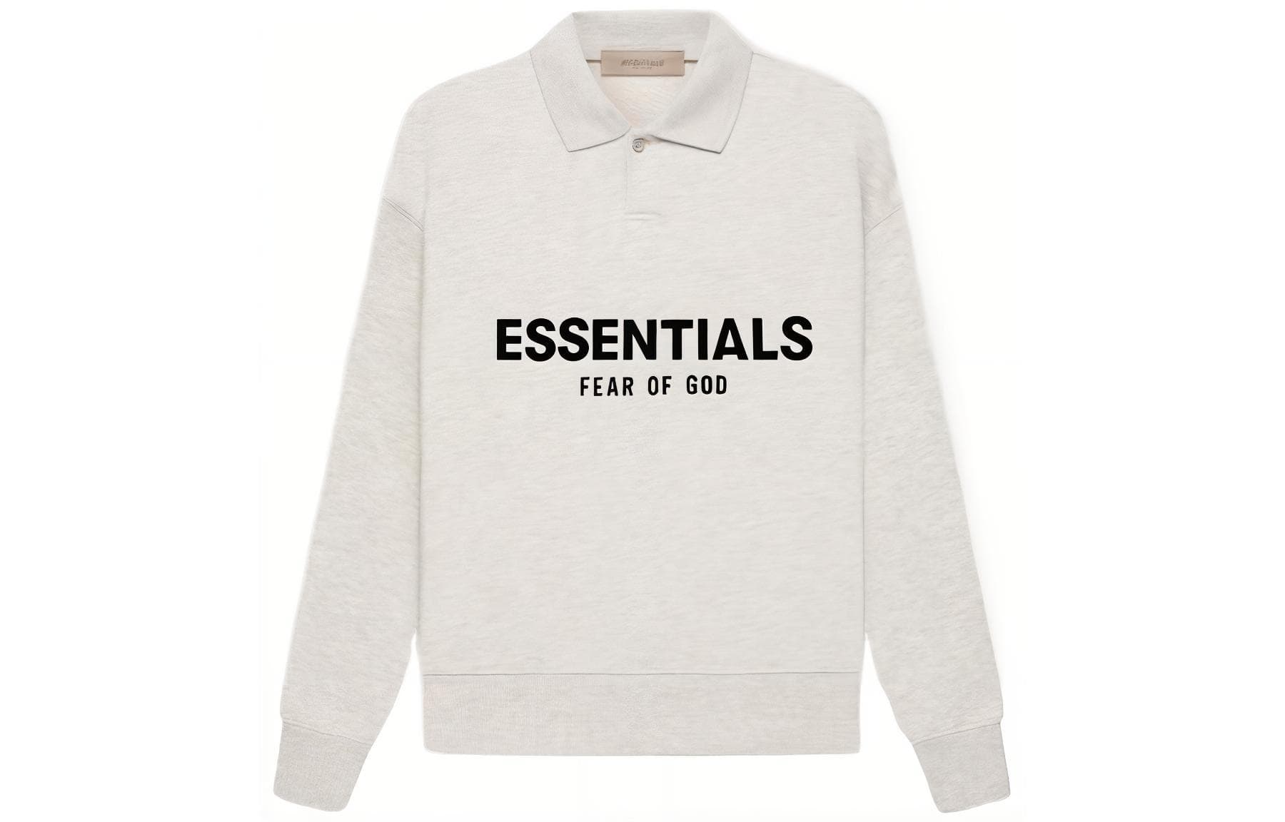 Fear of God Essentials SS22 Ls Polo Light Oatmeal LogoPolo - изображение 1
