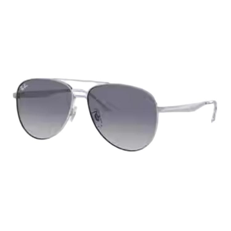 Солнцезащитные очки RayBan Металлические Aviators Солнцезащитные очки Унисекс Серебряные - изображение 1