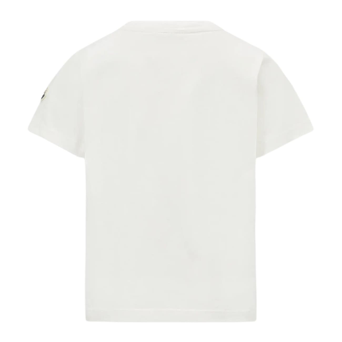 Футболка Moncler T-рубашка белая детская возраст 3-7 лет - изображение 2