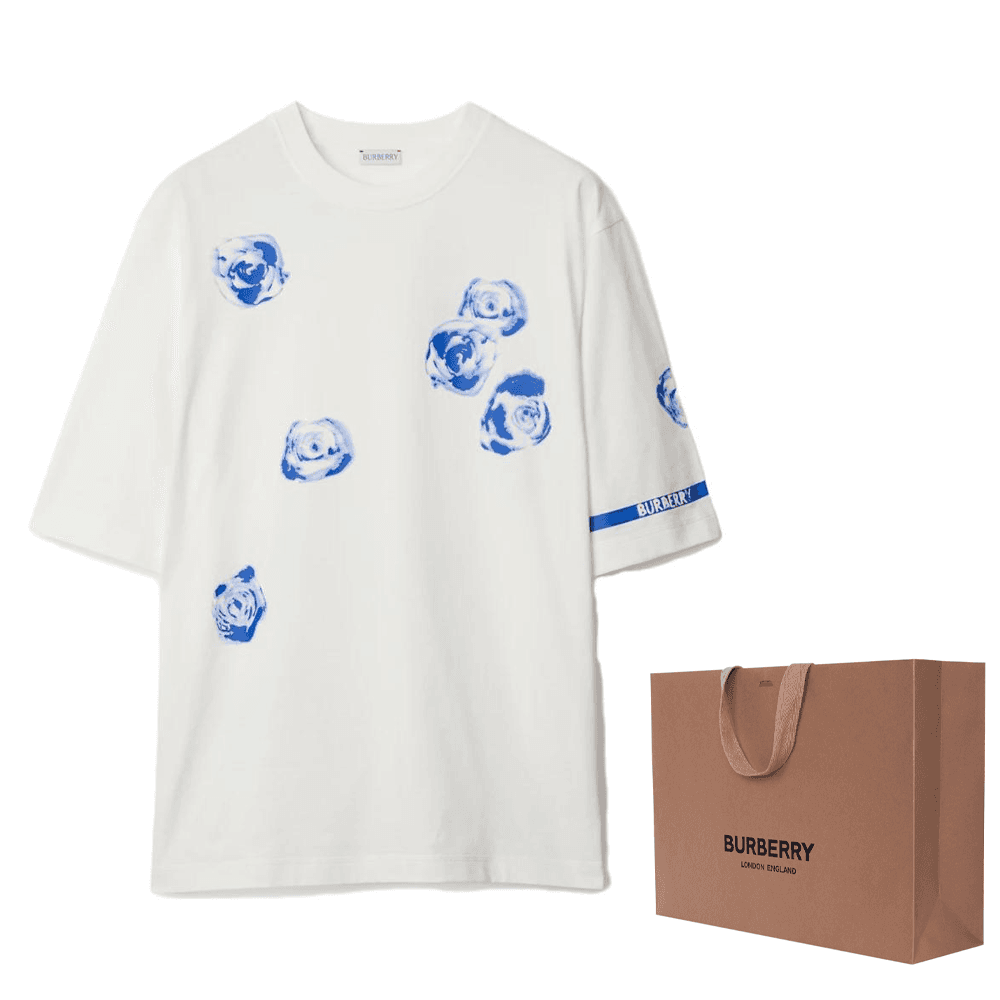 Футболка Burberry Rose Cotton T-Shirt LogoT - изображение 6