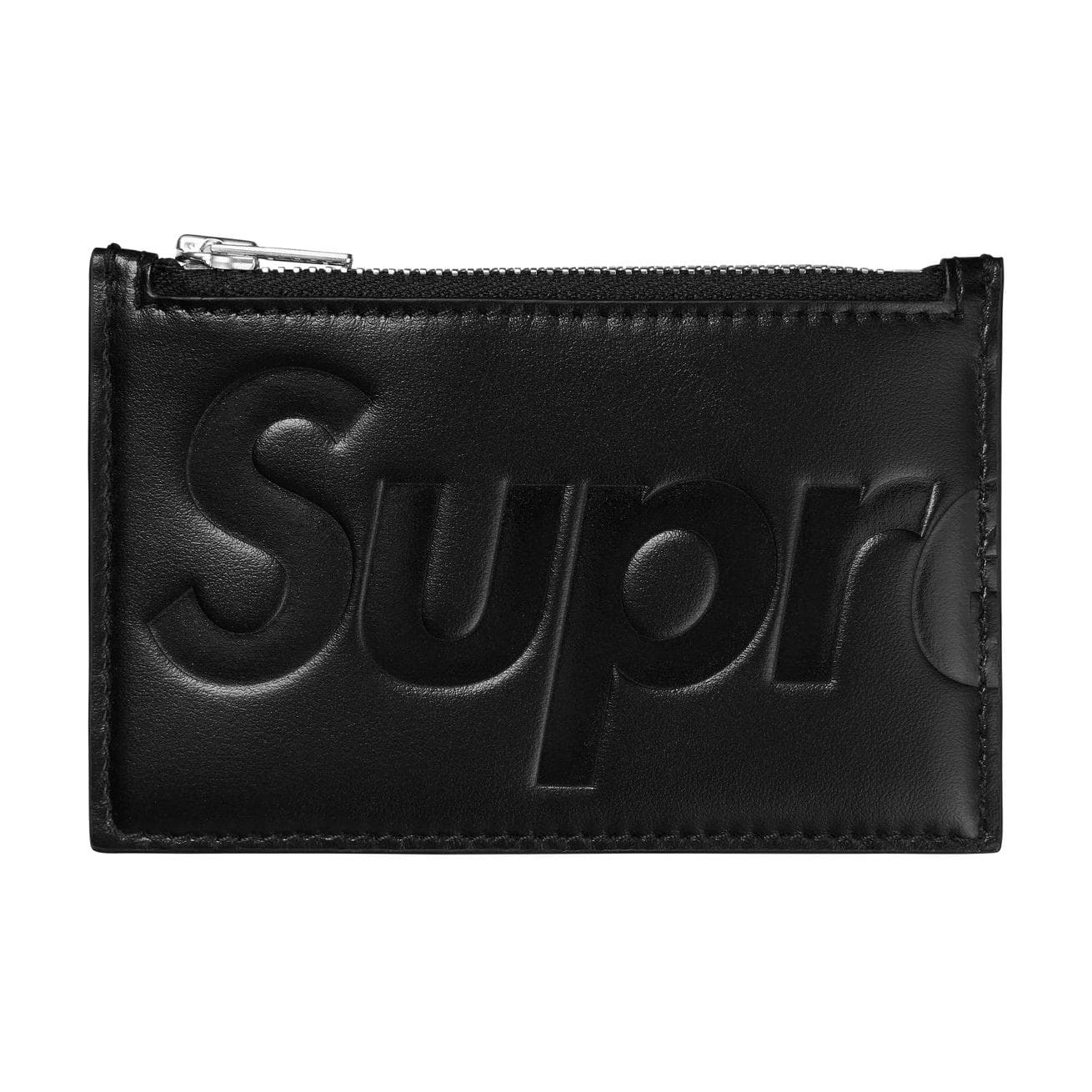 Картхолдер Supreme Кожа Картхолдер Стандартный (Standard) Унисекс Черный - изображение 1
