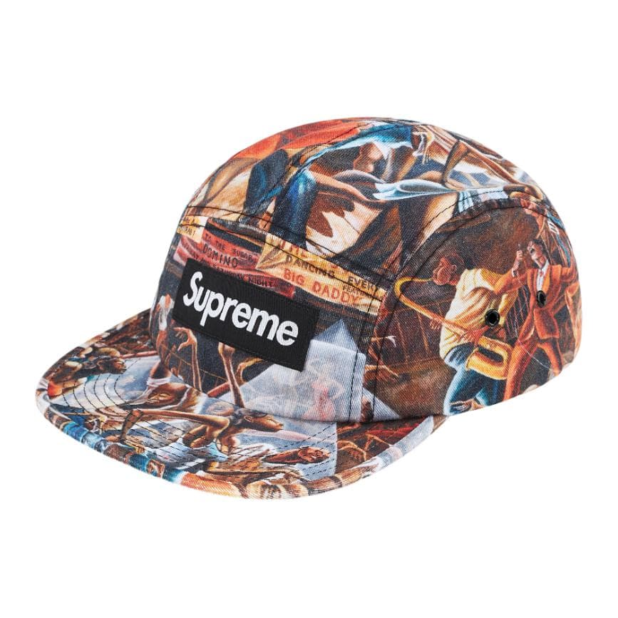 Кепка Supreme 100% хлопок саржа хлопковая ткань кепки унисекс разноцветные - изображение 1