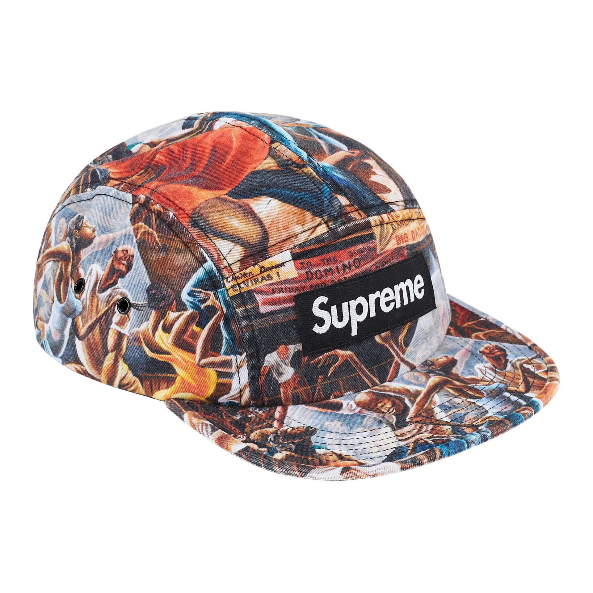 Кепка Supreme 100% хлопок саржа хлопковая ткань кепки унисекс разноцветные - изображение 3