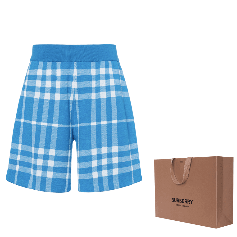 Шорты Burberry SS23 Blue Shorts - изображение 10