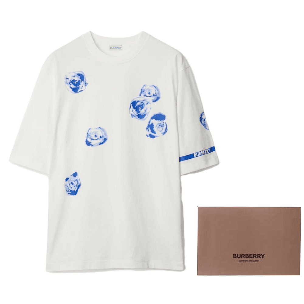 Футболка Burberry Rose Cotton T-Shirt LogoT - изображение 7