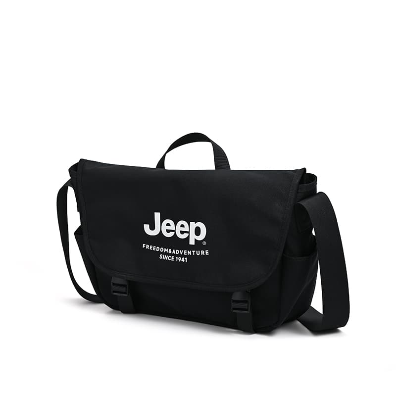 Сумка Jeep Jippo Нейлоновая Сумка Средняя Унисекс Черная Армейская Зеленая - изображение 2