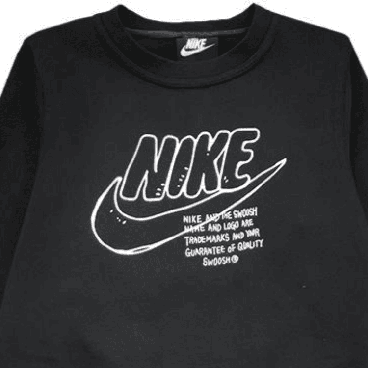 Nike Толстовка для детей черная - изображение 2
