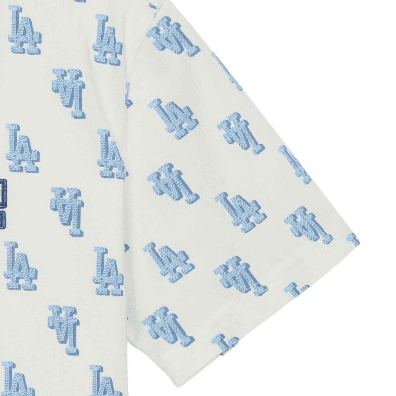 Футболка MLB MONOGRAM T Рубашка Кремовая Текстура Детская - изображение 3