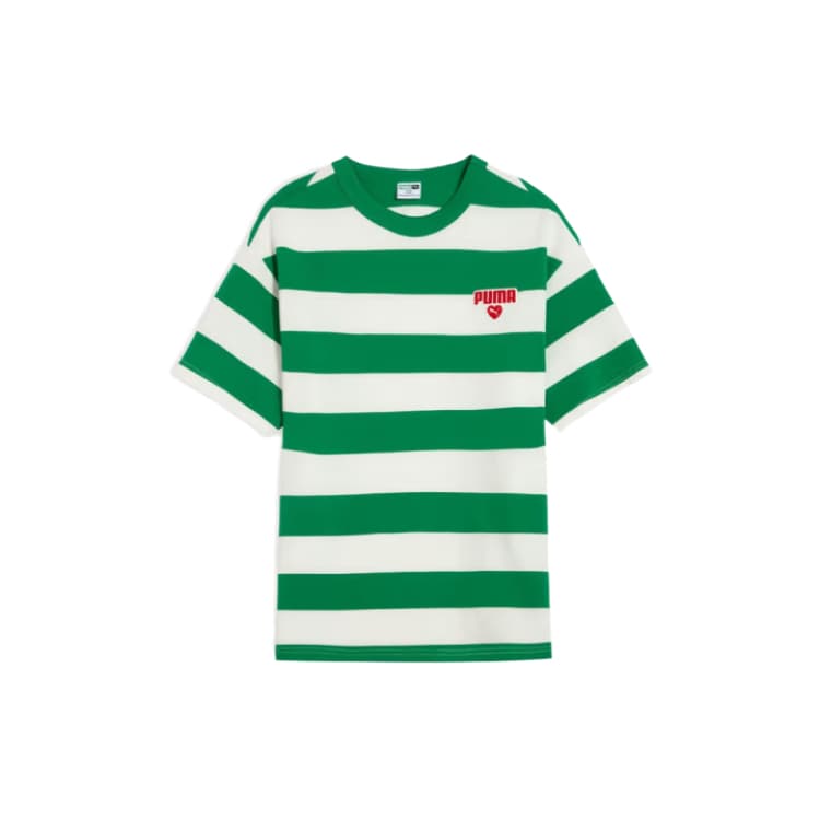 Футболка PUMA FOREVER T Рубашка SS25 Зеленый Белый Детская - изображение 1