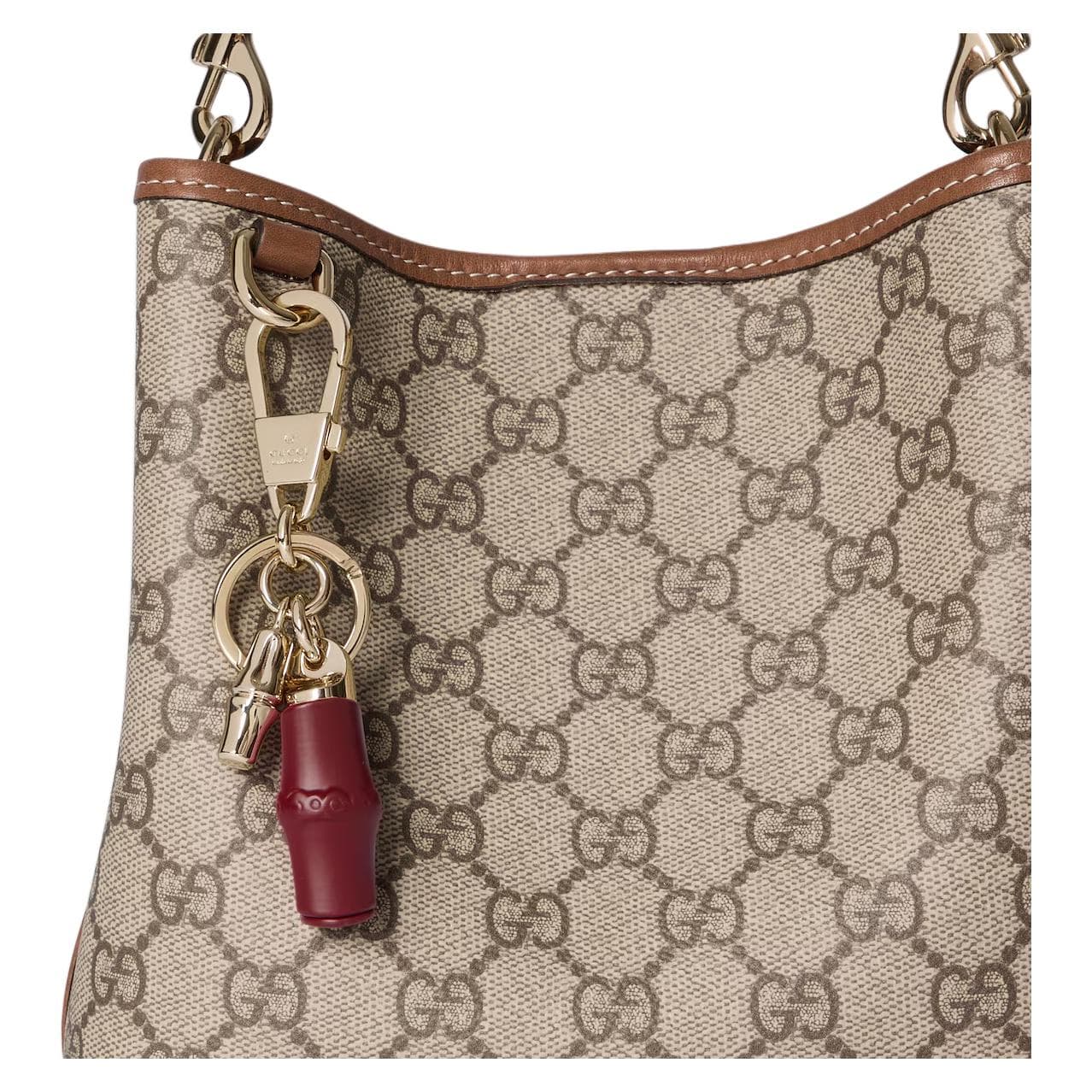 Сумка GUCCI Бамбук Металл Сумка Аксессуар Мини Женский Темно-Красный - изображение 4