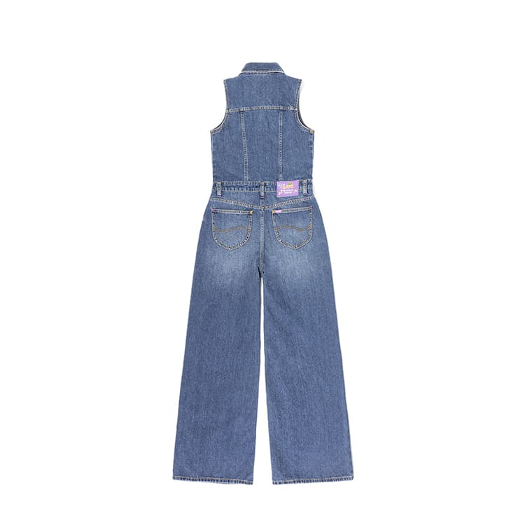 Lee SS25 Комбинезон Женский Средний Синий - изображение 2