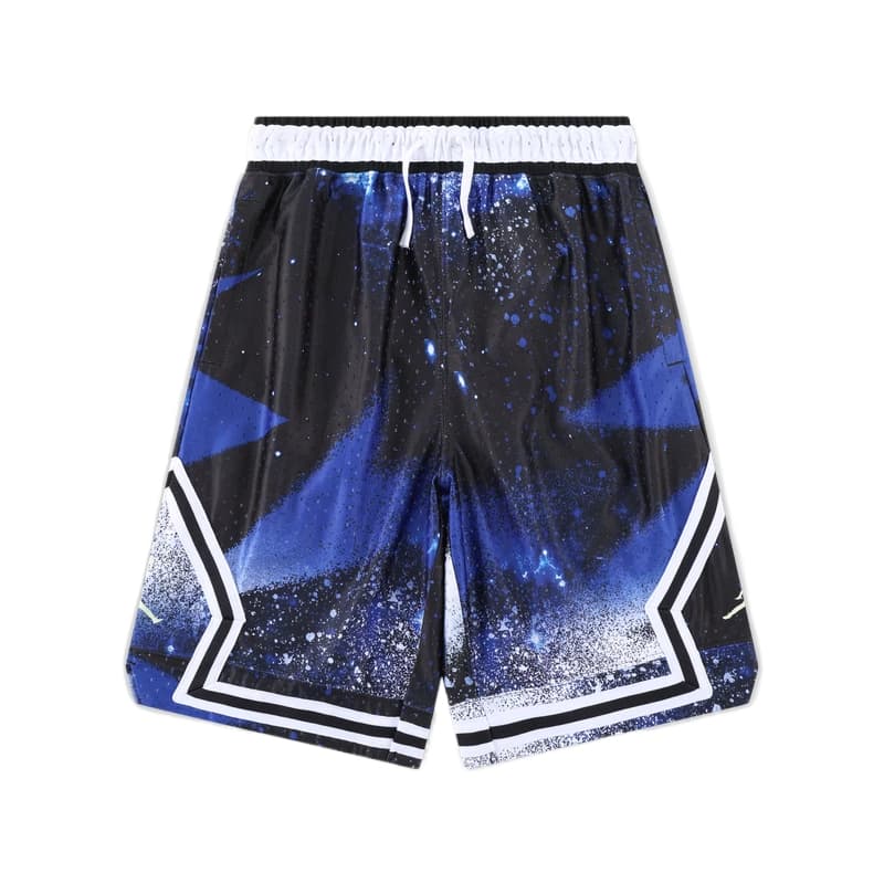 Jordan Jordan Dri-FIT MJ Diamond Удобные модные мягкие универсальные шорты детские черный/королевский синий - изображение 1
