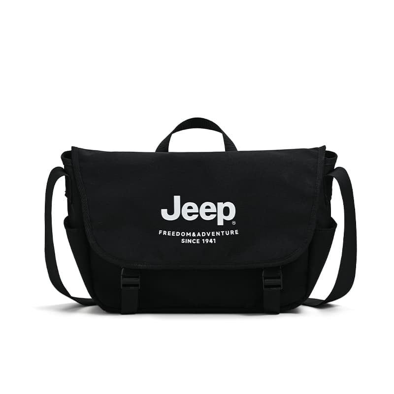 Сумка Jeep Jippo Нейлоновая Сумка Средняя Унисекс Черная Армейская Зеленая - изображение 1