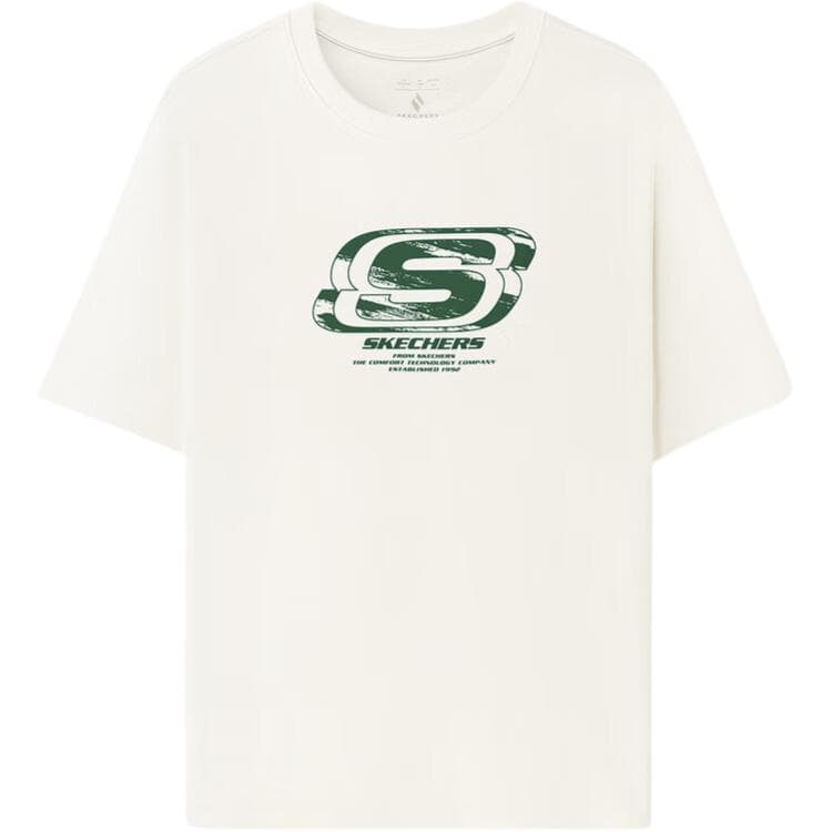 Футболка Skechers T-Shirt Унисекс Зефирно-белый 0074 - изображение 1