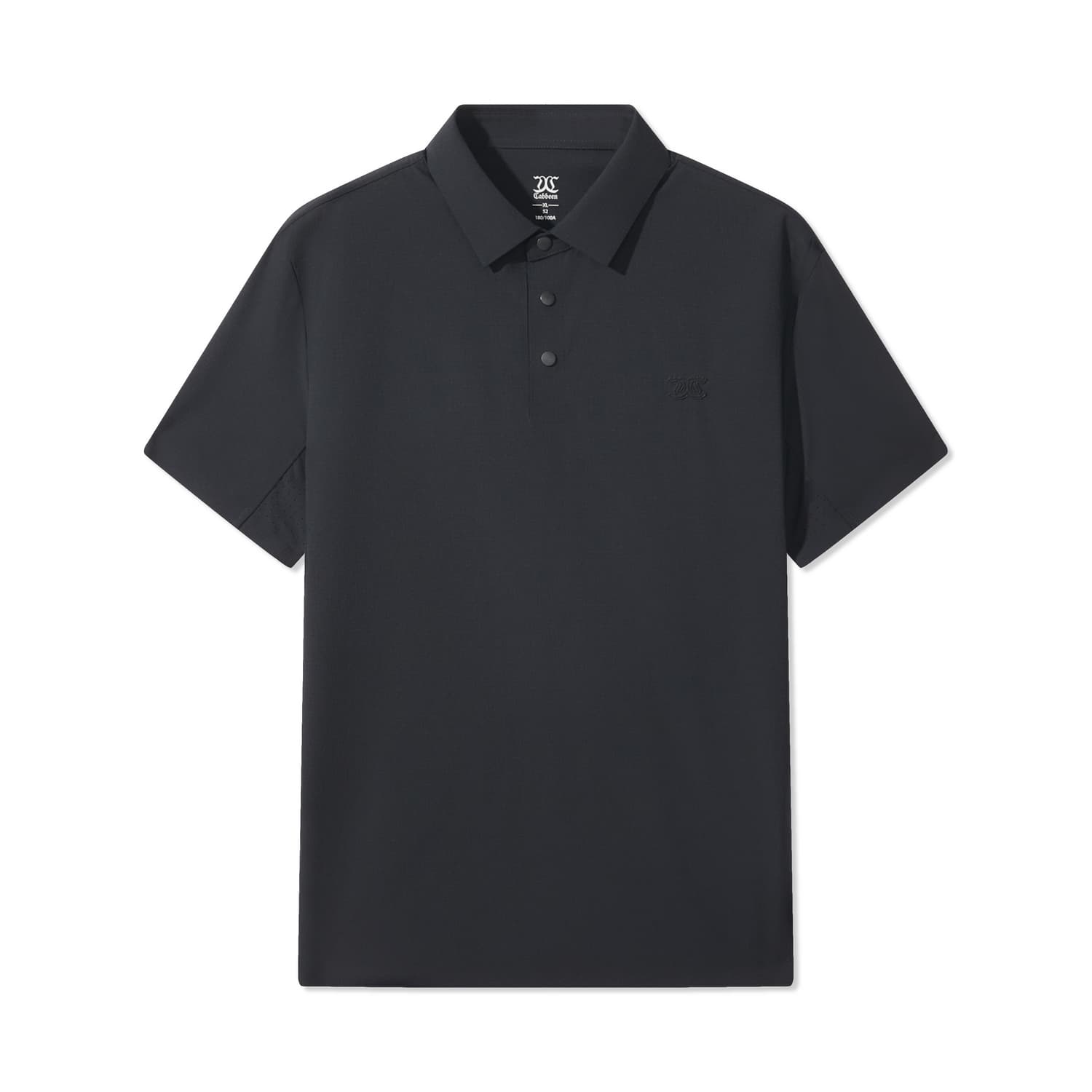 Поло Cabbeen Polo из угольно-черного цвета для мужчин - изображение 1