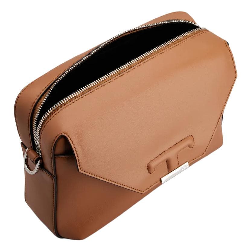 Сумка через плечо TOD'S T Timeless Mini Crossbody Brown - изображение 3