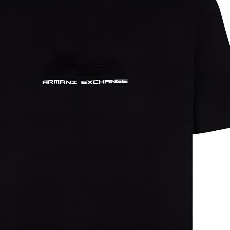 Футболка ARMANI EXCHANGE AE T Рубашка Стандартного Кроя Мужская Черная - изображение 2