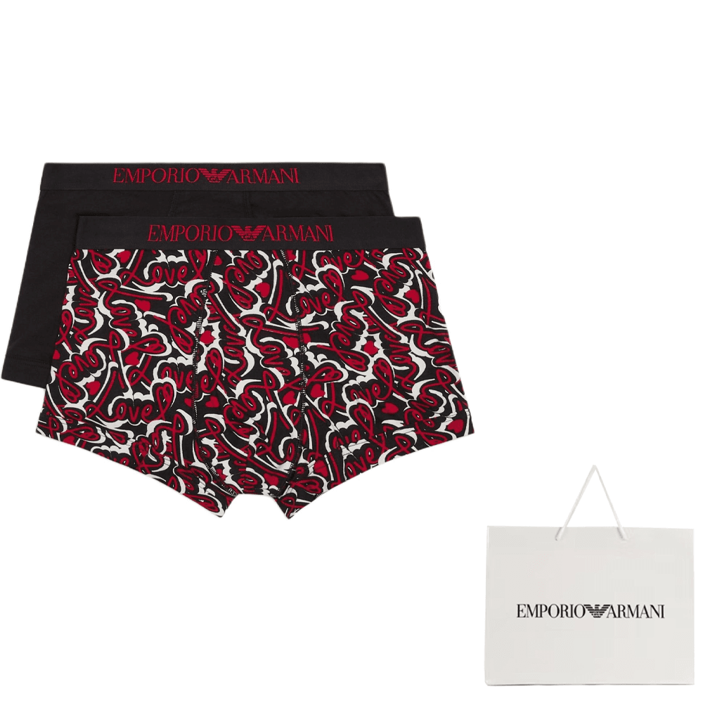 Трусы EMPORIO ARMANI Мужское нижнее белье 2 штуки - изображение 3