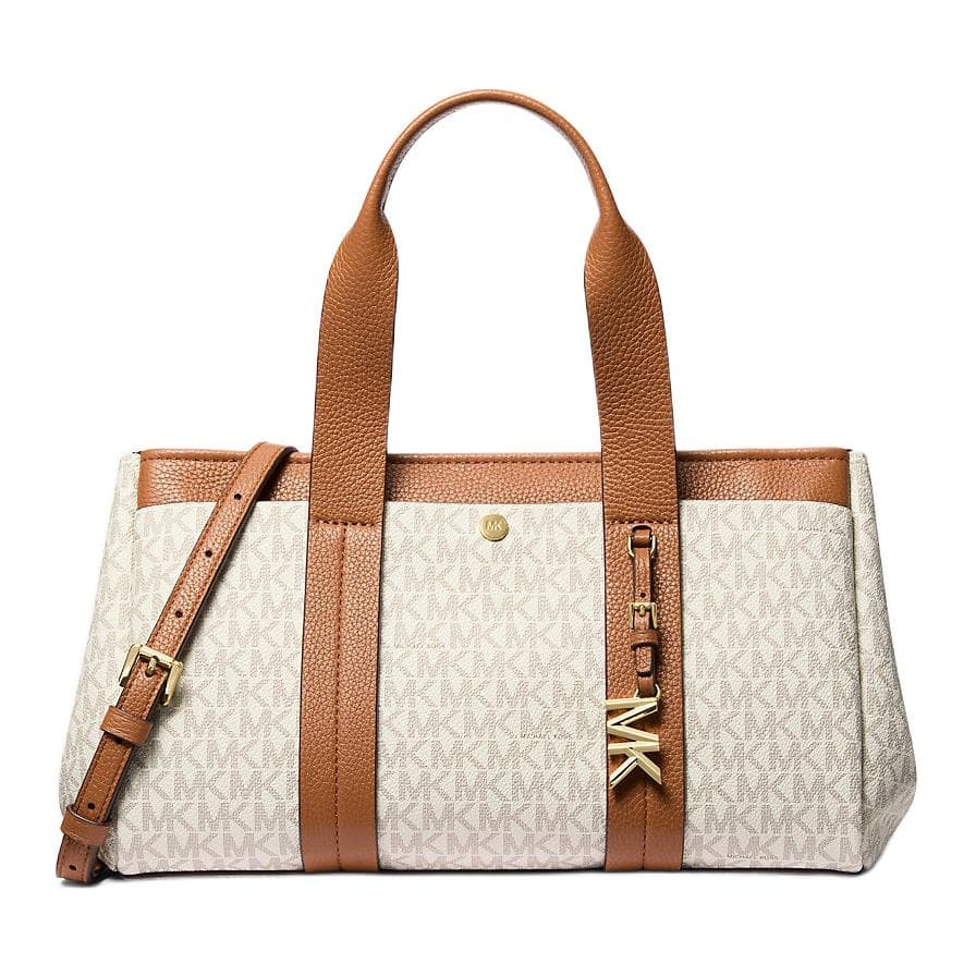 Сумка MICHAEL KORS ROMEE Покрытый холст искусственная кожа сумка через плечо маленькая сумка женская ваниль - изображение 1