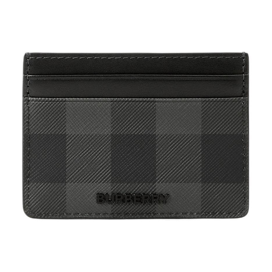 Картхолдер Burberry Футляр Для Карт В Клетку 4 Отделения Для Карт Отделение По Центру Вручную Прокрашенные Края - изображение 1