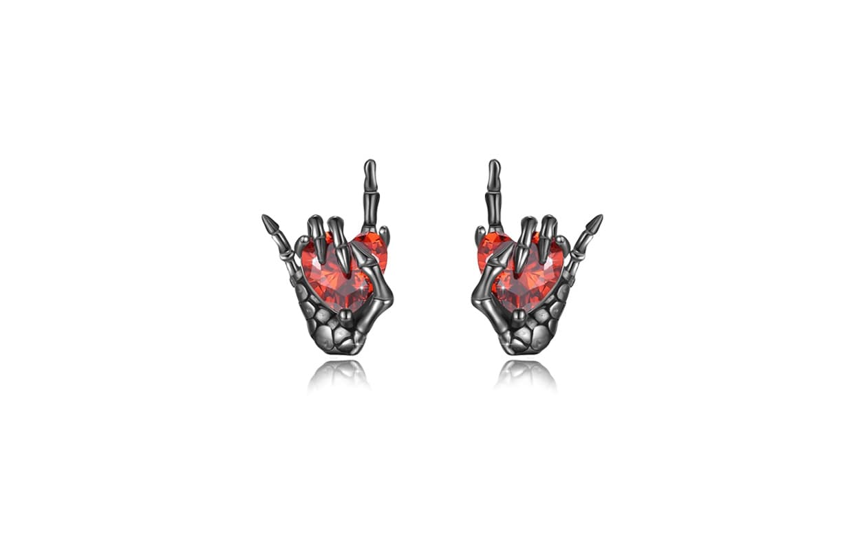 Серьги Серьги-гвоздики Ringlove из сплава унисекс - изображение 1